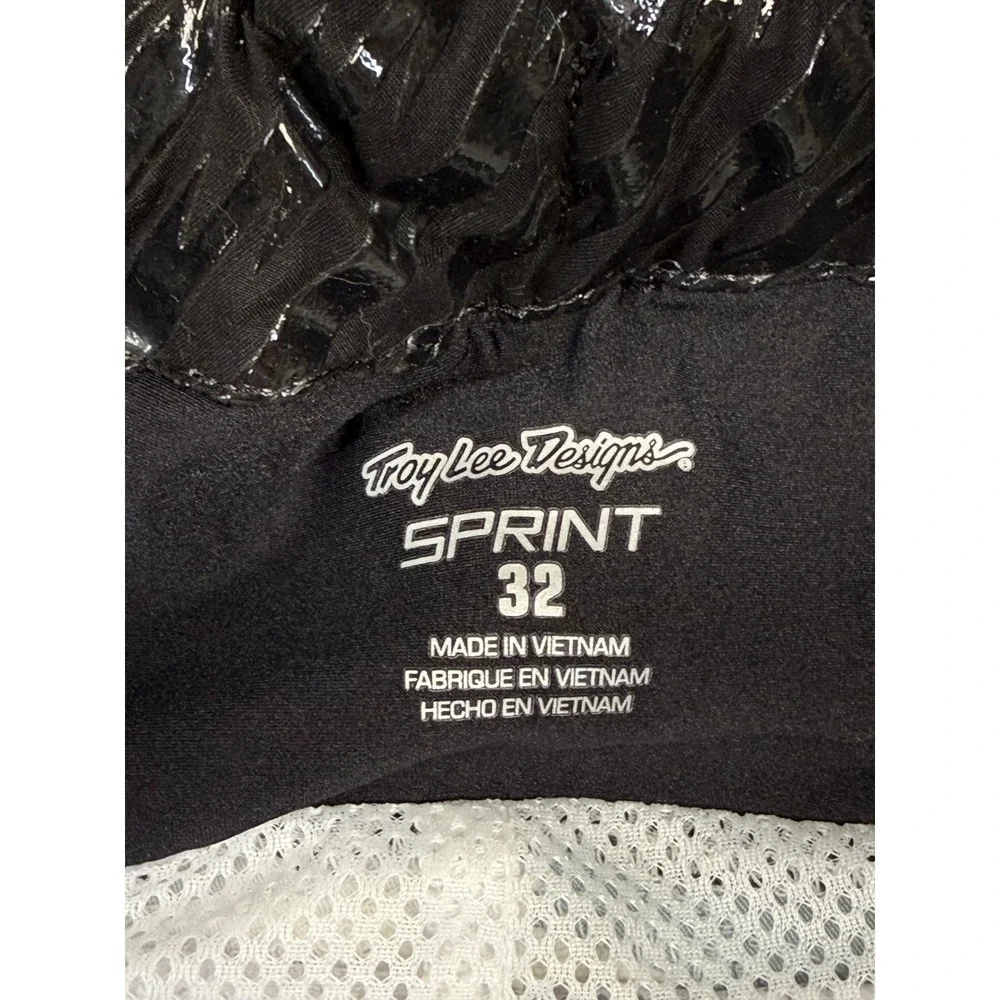 Troy Lee Designs Sprint MTB Shorts Mens 32 Gray Black Mountain Bike BMX Downhill